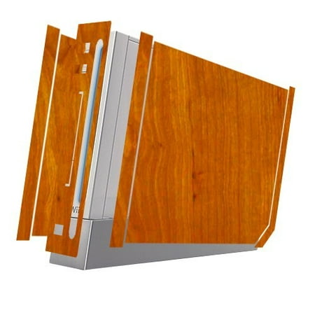 Wwii Wood - Skinomi Light Wood Full Body Game Console Skin Cover for Nintendo Wii
