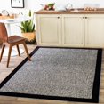 thumbnail image 3 of Mark&Day Wool Rugs, 2x8 Earby Modern Black Runner Area Rug, Black Grey Carpet for Hallway, Kitchen, Bedroom or Living Room (2'6" x 8' Runner), 3 of 8