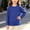 Blue, variant on DJDLJWCJ Kids Girls Cotton Long Sleeve Tee Crewneck Loose Fit Basic Tees Tops Stretch Soft Comfortable Pullover Shirts Light Blue Size 4T