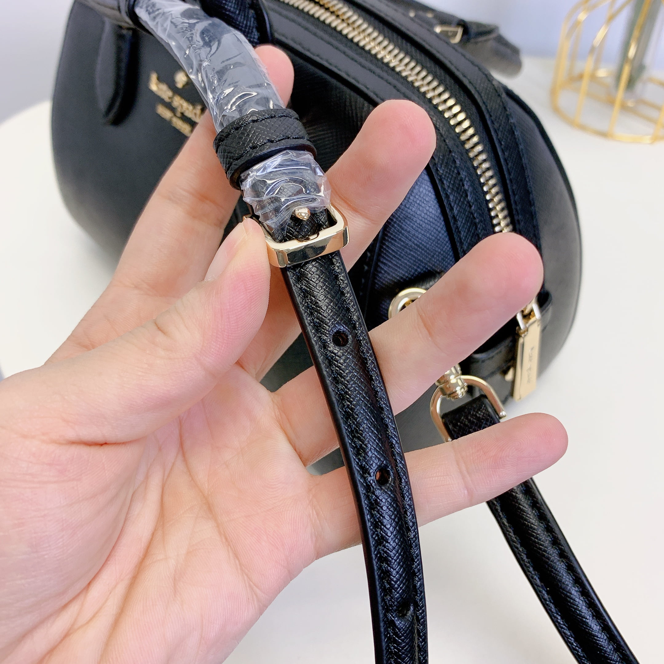 Kate Spade KF493 Madison Saffiano Leather Duffle Crossbody