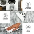 thumbnail image 6 of Memoryfield 9'x12' Area Rug, Modern Bordered Washable Rugs Soft Foldable Accent Rugs for Indoor Living Room Bedroom, Gray Green, 6 of 7
