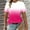 Hot Pink#1, variant on GaThRRgYP Women's Summer Short Sleeve Tops for Party Wear,Womens Fashion Print Short Sleeve Out Blouse Round Neck T-Shirt Hot Pink S