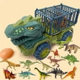 thumbnail image 2 of Camión Volquete De Dinosaurios, Excavadora De Dinosaurios De Rueda Libre, Juguete Artesanal Exquisito, Vehículo De Ingeniería De Dinosaurios, Educativo Para Niños En Casa matsuzay FN003543-02, 2 of 6