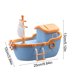 thumbnail image 3 of Hucha con forma de barco pirata | Hucha de ahorros para niños | Hucha de plástico para el hogar, escritorio o dormitorio | Ahorrador de dinero decorativo para niños, 3 of 9