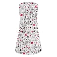 thumbnail image 3 of Qiopertar Robe d'Été Décontractée pour Femmes, Col en V Sans Manches, Longue Robe en Solde, Livraison Gratuite à Moins de 5$, jusqu'à 90 % de Réduction, 3 of 4