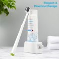 thumbnail image 3 of Minimalist Toothpaste Tube Roller Squeezers(Set of 2), ABS Plastic Toothpaste Squeeze Tool, Eco-Friendly Toothpaste Holder Dispenser，White, 3 of 8
