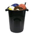 Hyper Tough 32 Gallon Heavy Duty Plastic Garbage Can, Included Lid