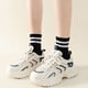 thumbnail image 2 of Calcetines deportivos a rayas para mujer, 6 pares, de Socks Digoon, 2 of 7