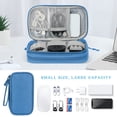 thumbnail image 4 of Toplive Cable Organizer Pouch, Electronic Organizer Travel Case Portable Waterproof Double Layers All-in-One Storage Bag for Cord, Charger, Phone, Earphone-Blue, 4 of 7