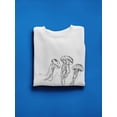 thumbnail image 3 of Jellyfishes Sweatshirt Women -Image by Shutterstock, Female 5X-Large, 3 of 4