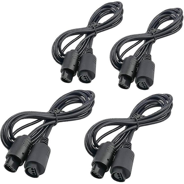 Paquete de 4 cables de extensión para controlador N64 de 6 pies compatibles con Nintendo 64 N64