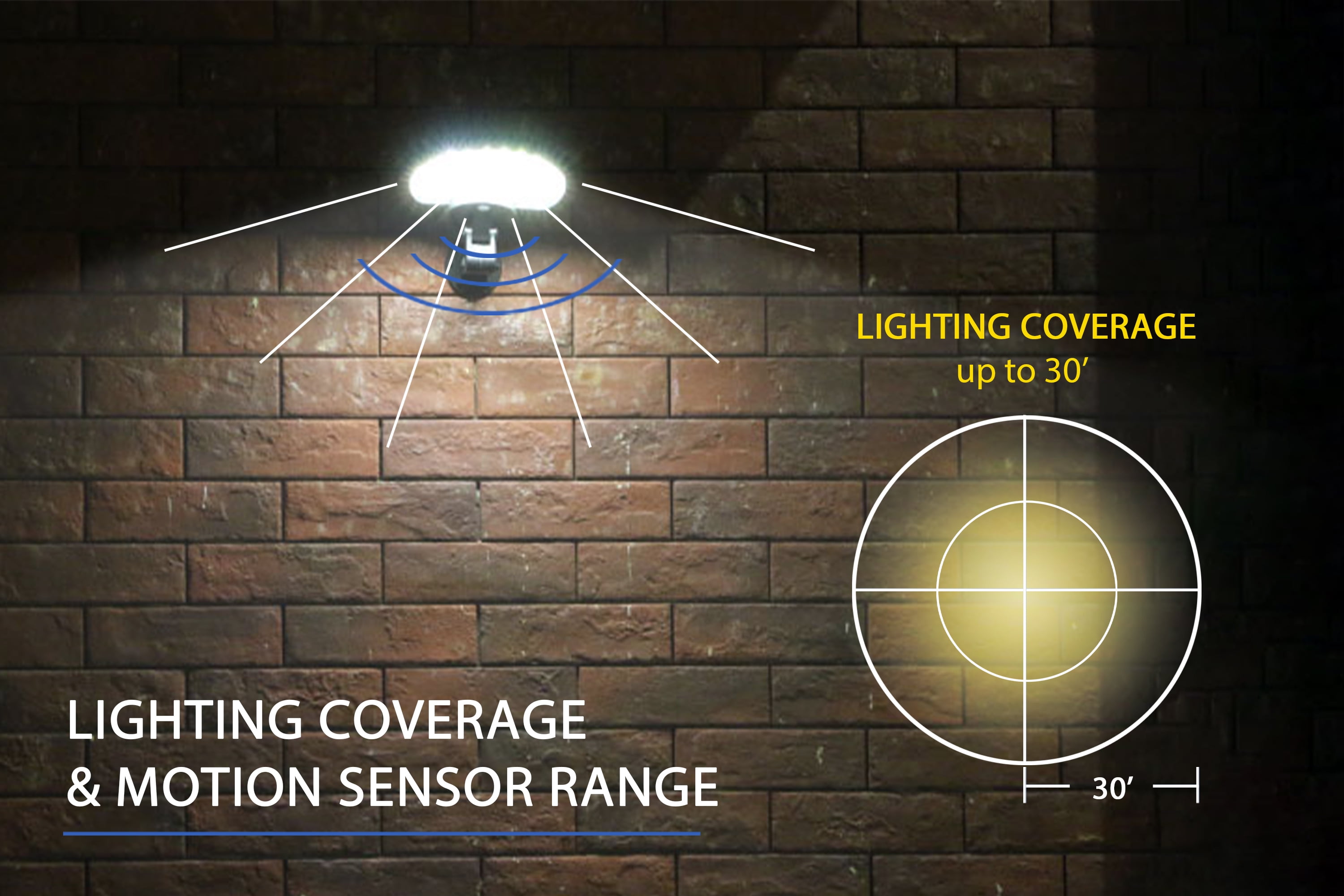 LED Solar Light Outdoor Motion Activated Security Floodlight – Self-Contained Solar Powered LED Light with Dusk-to-Dawn & Motion Sensor, Black Outdoor Solar Lighting