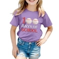 thumbnail image 4 of Icvfdpl Hauts Athlétiques pour Filles, T-Shirt à Manches Courtes Col Rond Imprimé Garçon Doux 6-7 Ans, 4 of 4