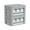 Light Grey, variant on Clothes Storage Bins Box -Foldable Stackable Container Organizer Set with Clear Window & Carry Handles & Metal Frame - Large Capacity
