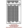 thumbnail image 2 of Herringbone Stitch Allover Wall Stencil, 2 of 6