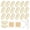 Beige 20pcs 9-Teeth, variant on 20 Pieces Hair Extension Clips, Beige Wig Clip with Needles and Threads Set | U-Shaped 32 mm Stainless Steel Snap Clips for Wigs, Hair Bangs, Toppers, Toupees, Hair Extensions