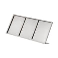 thumbnail image 4 of DYNWAVECA Table Sign Stand, Menu Display Stand,Standing Metal Stainless Steel L Shape Sign Holder Menu Card Holder for Restaurant Store 470x62x221mm, 4 of 7