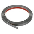 thumbnail image 1 of Moldura autoadhesiva Uxcell, 16.4 pies x 0.4 pulgadas, trim de acero inoxidable para paredes [Espejo negro], 1 of 7