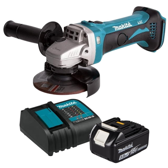 Miniesmeril Makita 18v 1 Bateria De 5.0 Amperes Y Cargador