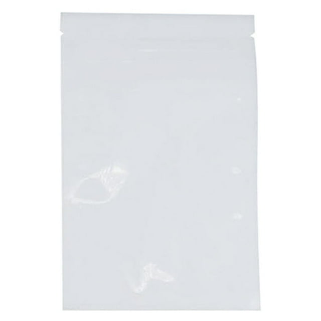 100 Pieces Foil Pack Bag Home Leakproof Sealing Cosmetic Powder Package Bags Wrapping Accessory Holding Pouch White 14x20cm