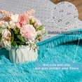thumbnail image 5 of SARAG Fluffy Rug for Living Room,4x6 Ultra-Soft High Pile Carpet for Bedroom Childrens Room Nursery, Sky Blue, 5 of 7