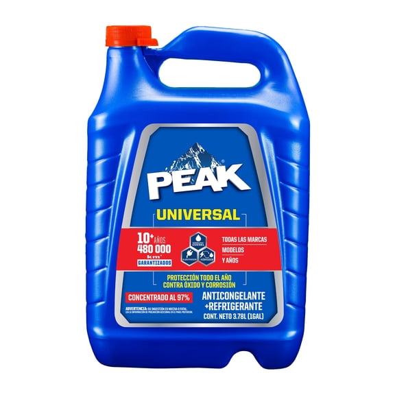 Anticongelante y refrigerante PEAK Universal climatizado 35 % galón 3.78 L