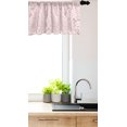 thumbnail image 3 of Ambesonne Oriental Window Valance, Floral Hexagon Lace Grids, 54" X 12", Blush White, 3 of 3