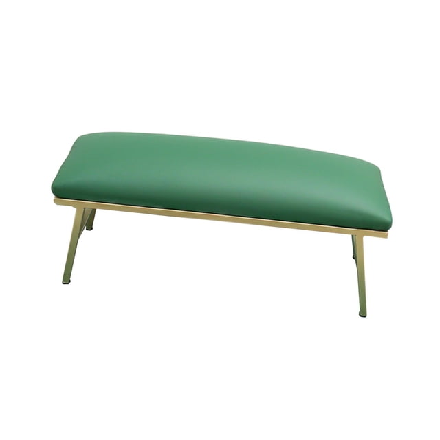 Reposabrazos para uñas, reposamanos para manicura, alfombrilla de Metal, cómodo, Premium, accesorio, herramienta de manicura para manicuristas, técnic Verde