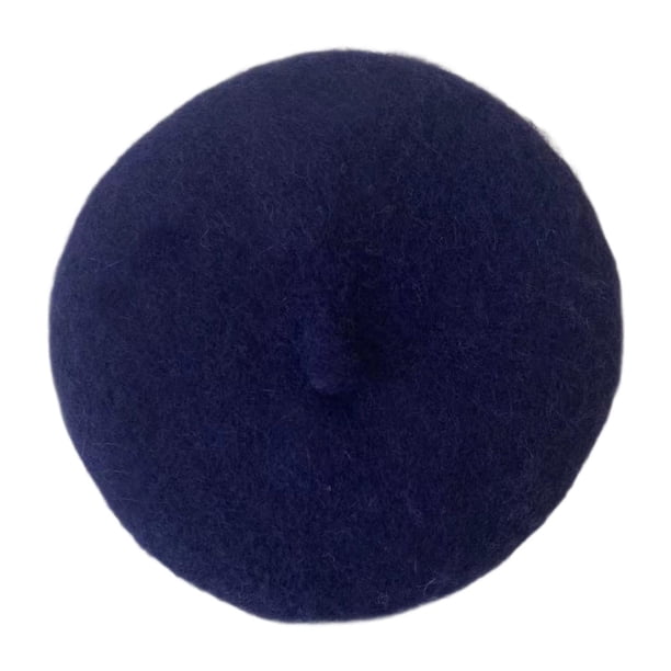 Boina decorativa para perro y gato, accesorios para fotos, accesorios ligeros, disfraz de moda. Azul marino