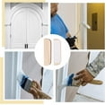 thumbnail image 7 of 15PCS Hinge Repair Plates 3.5inch/8.9cm Hinge Repair Board Cabinet Door Furniture Hole Cover Plate with Double Sided Stickers, 7 of 7