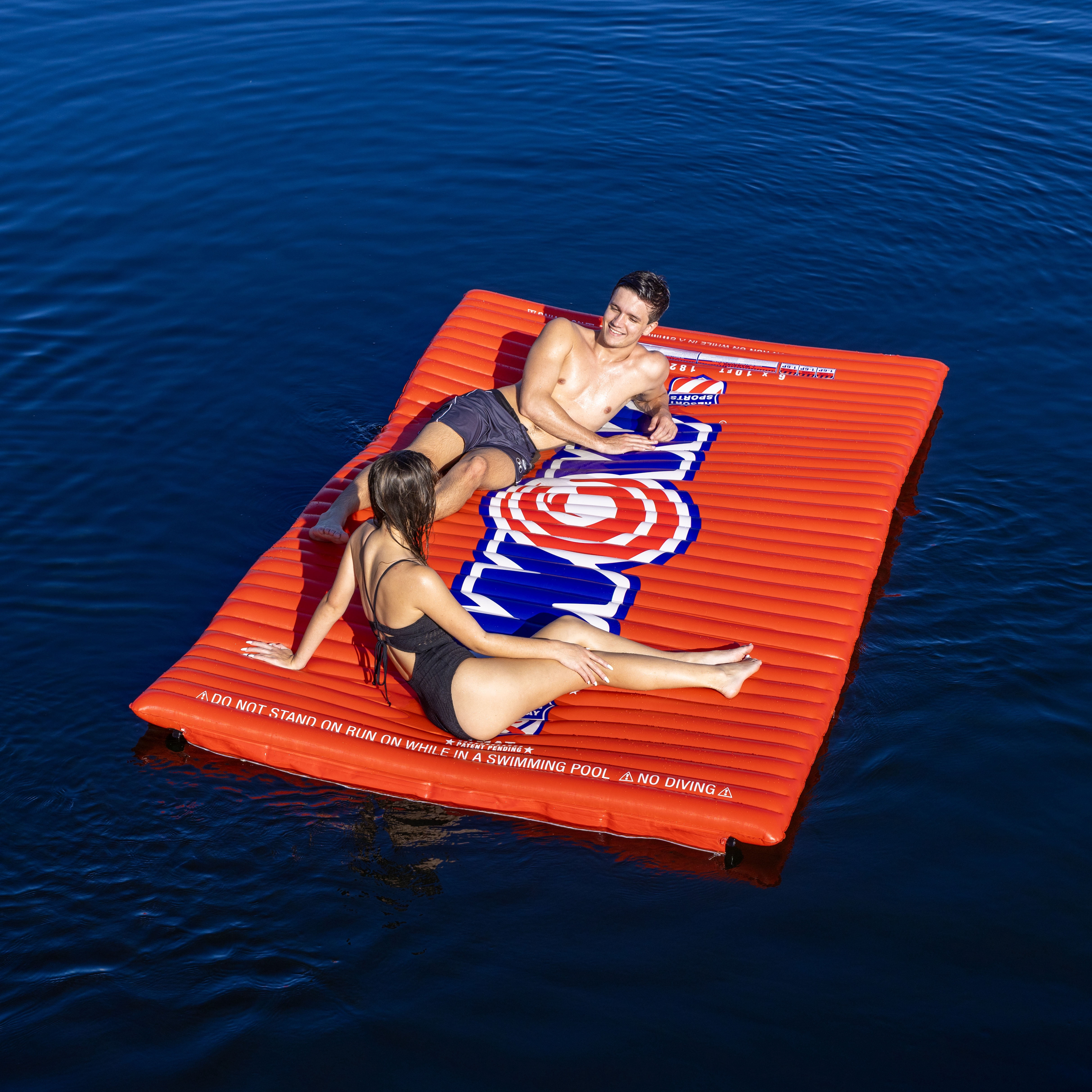 WOW SPORTS Water Walkway - Red, Lake & Pool Float