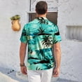 thumbnail image 4 of HAOMEILI Men's Hawaiian Shirt Short Sleeve Floral Button Down Shirts Tropical Holiday Beach Shirts, 4 of 7