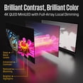 thumbnail image 2 of Westinghouse 55 Inch Mini LED 4K UHD Roku Smart TV Max, Native 144Hz Refresh Rate, VRR & ALLM Gaming, QLED Quantum Color, Dolby Vision HDR, Local Dimming, MEMC Motion, HomeKit, 2 of 13