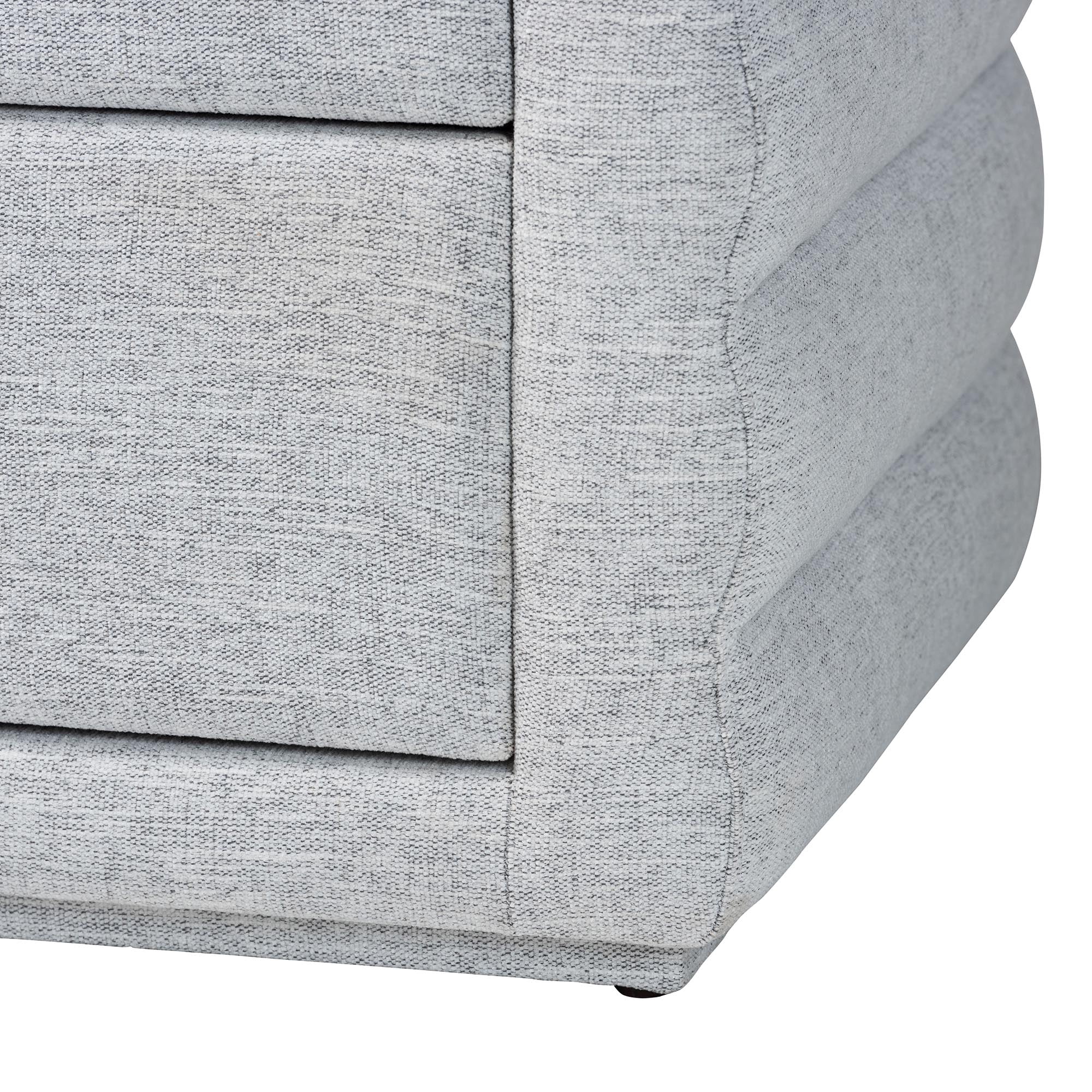 Baxton Studio Cadmus Modern Bedroom Set, Queen, Light Grey