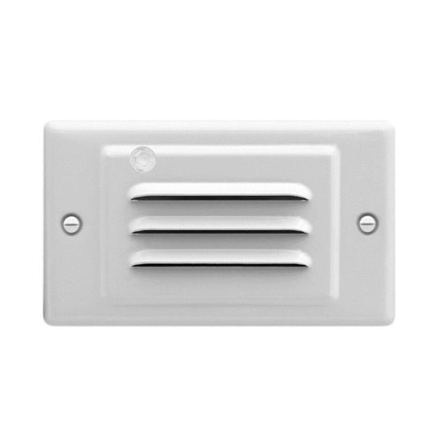 Plaque Frontale Horizontale pour Marchepied à LED avec Photocellule - Blanc