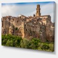 thumbnail image 2 of Pitigliano City on the Cliff in Italy - Large Landscape Canvas Art, 2 of 4