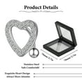 thumbnail image 2 of Designice 14G Belly Button Ring ,Heart Shiny Navel Rings, Belly Button Piercing Hypoallergenic, 2 of 7