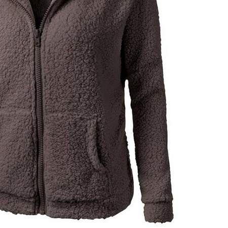 

Scrub Fleece Jackets for Women Coat Coat Wool Winter Hooded Warm Outwear Women Sweater Zipper Cotton Coat Women s Coat Fleece Jacket Women plus Size 4x