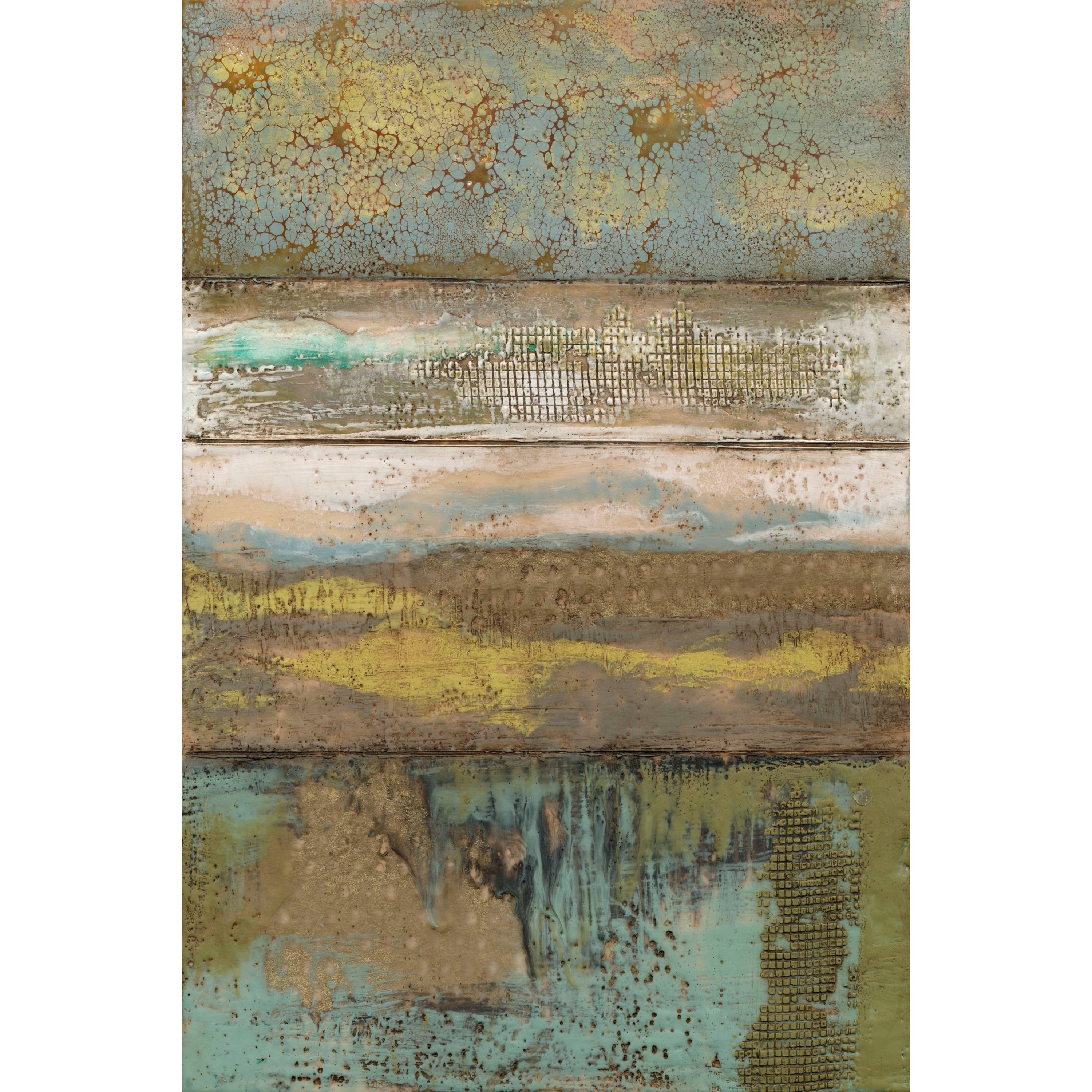 Marmont Hill "Segmented Textures II" Painting Print on Wrapped Canvas