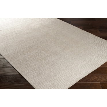 Hauteloom Walnutport Living Room, Bedroom Area Rug - Contemporary - LightBeige, MediumGray - 18" x 18" Sample