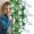 thumbnail image 3 of Blackout Kids Curtains,Green Ghost Bat Pattern Childrens Insulated Curtains Set Of 2,Bedroom Essentials,Toddler Room Decor 42"x84", 3 of 5