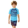 thumbnail image 5 of HAYIMI Boys Beach O-Neck Short Sleeve T-Shirts With Shorts With Graphic Print Summer Outfit Sets For Boys Casual Stylish Clothes Sets, 5 of 7