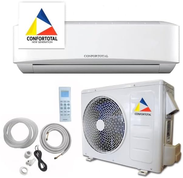 Confortotal 12000 BTU Mini Split Air Conditioner and Heat Pump 110V Ductless,1 ton,with WIFI Compatible with Alexa