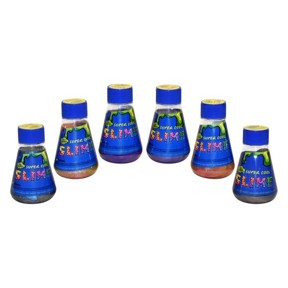 Paquete de fiesta Slime Super Cool de 6 piezas, holográfico, multicolor, para mayores de 5