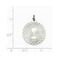 thumbnail image 3 of Sterling Silver Holy Communion Disc Charm Pendant, 3 of 4