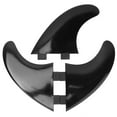 thumbnail image 6 of 3 Pcs Durable Plastic Skeg Tracking Fin Integral Fins for Kayaks Canoes Rowing Boats(black), 6 of 8