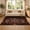 Color 3, variant on Gelasgo Velvet Area Rug, Autumn Pumpkin Sunflower and Floral Pattern Decorative Carpet, Fall Harvest Accent Rug for Bedroom Living Room