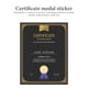 thumbnail image 5 of 36 conjuntos de medallas de certificado calcomanías Certificado de graduación SELLOS DE DIBLOMA DE DISPARA, 5 of 5