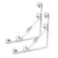 thumbnail image 2 of Yuangui 2pcs Metal Shelf Brackets Heavy Duty Floating Shelf Supports Industrial Bracket, 2 of 10