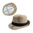 thumbnail image 3 of Sombrero de Sol Playa Fedora Ala Corta Beige The Baby Shop para Niños, 3 of 6